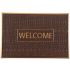 Onlymat Heavy-Duty, Long-Lasting Entryway Rug Natural Rubber Welcome Printed Door Mat (Copper Colour, 60x90cm)