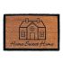 Onlymat Home Sweet Home Design Printed Natural Coir Door Mat