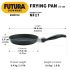 Hawkins Futura 20 cm Frying Pan, Non Stick Fry Pan, Induction Frying Pan, Small Frying Pan, Black (INF20)