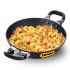 Hawkins Futura 1.5 Litre Deep Fry Pan, Non Stick Kadai, Round Bottom Kadhai, Small Non Stick Kadai, Black (NK15)