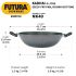 Hawkins Futura 4 Litre Deep Fry Pan, Non Stick Kadai, Round Bottom Kadhai, Big Non Stick Kadai, Black (NK40)