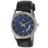 Titan Blue Dial Analog with Date Leather Strap watch for Men-NS1823SL01/NT1823SL01