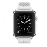 NOOMOON Apple Watch Band White - Silver Link 38/42 MM