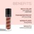 RENEE Marble Liquid Lipstick - LM03 Nora 4.5ml, Rich Color Payoff & Matte Finish| Weightless, Unique Long Lasting Formula, Transfer & Smudge Proof| Enriched with Vitamin E & Jojoba Oil