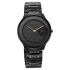 Titan Edge Metal Black Dial Analog Stainless Steel Strap Watch for Men-NS1843NM03/NT1843NM03
