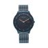 Titan Edge Baseline Blue Dial Stainless Steel Strap Watch Men-NS1843QM01/NT1843QM01