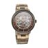 Titan Regalia Quartet Brown Dial Automatic Stainless Steel Strap Watch for Men-NS1848KM05/NT1848KM05