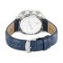 Titan Timeless Treasures Quartz Analog Dual Time Blue Dial with Blue Color Leather Strap Watch for Men-10022SL01/NT10022SL01