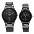 Titan Edge Pair Black Dial Analog Ceramic Strap Watch for Couple-NS16962653NC01P/NT16962653NC01