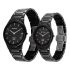 Titan Edge Pair Black Dial Analog Ceramic Strap Watch for Couple-NS16962653NC01P/NT16962653NC01