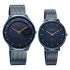 Titan Edge Pair Blue Dial Analog Stainless Steel Strap Watch for Couple-NS18432655QM01P/NT18432655QM01