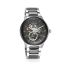 Titan Ceramic Fusion Automatic Black Dial Silver Dual-Toned Stainless Steel Bracelet Watch for Men-90174KD01/NT90174KD01