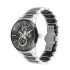 Titan Ceramic Fusion Automatic Black Dial Silver Dual-Toned Stainless Steel Bracelet Watch for Men-90174KD01/NT90174KD01