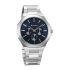 Titan Classic Slim Multifunction Quartz Multifunction Blue Dial Stainless Steel Strap Watch for Men-90198SM01/NT90198SM01