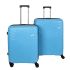URBAN FOREST Octans Light Blue Polypropylene Hard-Sided 55Cm Carry-On And 67Cm Check-In Speedwheel Hard Shell Trolley Luggage Set