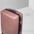 URBAN FOREST Octans Rose Gold Polypropylene Hard-Sided 55cm Carry-on and 78cm Check-in Trolley Luggage Set