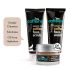 mCaffeine Oil Control Face Care Regime for Oily Skin with Face Wash, Face Scrub & Face Moisturizer | 3 Step Face Care Routine for Oil Free Skin Cleansing & Hydration
