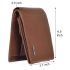 URBAN FOREST Oliver Redwood Leather Wallet for Men - Packed in Premium Wooden Box for Festive Gifting