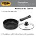 Hawkins Futura 16 cm Frying Pan, Non Stick Fry Pan with Glass Lid, Induction Omelette Pan, Small Frying Pan, Black (INF16G)