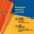 American Tourister Chupa Chups Small Hardside Polycarbonate Cabin Suitcase with Recessed TSA Lock & Double Wheels for Women & Men - Orange Cola