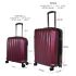 URBAN FOREST Orion Pink ABS with Polycarbonate Hard-Sided 67cm and 78cm Check-in Trolley Luggage Set