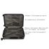 URBAN FOREST Orion Grey ABS with Polycarbonate Hard-Sided 67cm Check-in Trolley Luggage
