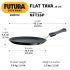 Hawkins Futura 26 cm Flat Tava, Non Stick Tawa with Plastic Handle, Tawa with Rim, Pancake Pan, Flat Pan, Black (NFT26P)