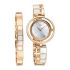 Titan Raga Power Pearls Quartz Analog Mother of Pearl Dial Metal Strap Watch for Women-NS95232WM01F/NT95232WM01F