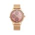 Titan Workwear Rose Gold Dial Quartz Multifunction Metal Strap Watch for Women-NS2652WM01/NT2652WM01