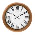 Titan Contemporary Brown Analog Wall Clock with Silent Sweep Technology - 42 Cm X 42 Cm (Large),Plastic