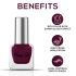 RENEE Hyper Gel Nail Paint- French Plum 10ml | Quick Drying, Glossy Finish, Long Lasting, Chip resisting Formula with High Shine Polish | Acetone & Paraben Free