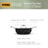 Hawkins Futura Pro 2.5 Litre Deep-Fry Pan, Nonstick Kadhai with Stainless Steel Handles and Stainless Steel Lid, Balck (PNK25S)