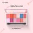 MARS Poco Face Makeup and eyeshadow Palette with Slider Case | Free Applicator | Long Wearing | Highly Pigmented and Easy to Blend | 21 Shades 01-Multicolor (20g)