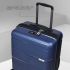 URBAN FOREST Phoenix Metalic Grey Polypropylene Hard-Sided 55cm Carry-on and 67cm Check-in Trolley Luggage Set