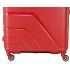 American Tourister Upland Polypropylene 55 cms Small Deep Red Hardsided Check-in Luggage (FR6 (0) 20 001)