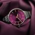 Titan Aura Quartz Analog Purple Dial Stainless Steel Strap Watch for Women-95245KM01/NT95245KM01