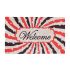 Onlymat Welcome Printed Multicolor Abstract Design Anti-Slip Rectangular Doormat Entryway Rug Natural Coir Material, PVC Backing for Outdoor Entrance Home Multipurpose Mats Floor Door Hall Drawing Room Living Room (75cm x 45cm)