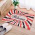 Onlymat Welcome Printed Multicolor Abstract Design Anti-Slip Rectangular Doormat Entryway Rug Natural Coir Material, PVC Backing for Outdoor Entrance Home Multipurpose Mats Floor Door Hall Drawing Room Living Room (75cm x 45cm)