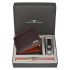 URBAN FOREST Rakhi Gift Hamper for Brother - Classic Brown Men's Leather Wallet, Black Keyring and Rakhi Combo Gift Set for Brother - 4560