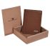 URBAN FOREST Orlando Redwood Leather Wallet for Men - Packed in Premium Wooden Box for Festive Gifting