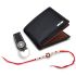 URBAN FOREST Rakhi Gift Hamper for Brother - Classic Brown Men's Leather Wallet, Black Keyring and Rakhi Combo Gift Set for Brother - 4560