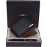 URBAN FOREST Black/Redwood Leather Wallet & Pen Combo Gift Set for Men