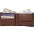 URBAN FOREST Black/Redwood Leather Wallet & Pen Combo Gift Set for Men