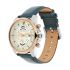 Titan Regalia Maritime White Dial Chronograph Leather Strap Watch for Men-NS1830KL01/NT1830KL01