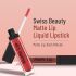 Swiss Beauty Ultra Smooth Matte Lip Liquid Lipstick, Smooth Lip Color, Weightless Finish, Silky Matte Finish, Shade- Ruby Red, 6ml