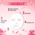 Swiss Beauty Rose & Collagen skin tightening Sheet Mask | Serum-infused sheet mask | For Hydrating and youthful glowing skin | 20ml