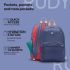 American Tourister RUDY Small Size Polyester Causal Backpack with Security Zip- Black