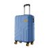 Safari Cabin Stratos 8 Wheels 55cm Size Trolley Bag, Hard Case Polycarbonate, 360?Wheeling Carry-on Luggage for Men & Women, Travel Bag, Suitcase for Travel, Trolley Bags for Travel, Steel Blue
