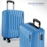 Safari Medium Ray Neo 8 Wheels 65cm size Check-in Trolley Bag, Hard Case Polycarbonate 360 Degree Wheeling Luggage for Men & Women, Travel Bag Suitcase for Travel, Trolley Bags for Travel, Marina Blue
