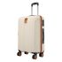 Safari Thorium Royale 8 Wheels 55cm Cabin Trolley Bag Hard Case Carry-on Polycarbonate Luggage, TSA Lock, Wet Pouch Organized Interior, Suitcase for Travel, Trolley Bags for Travel, Vanilla Tan
